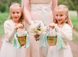 flower girl and ring bearer